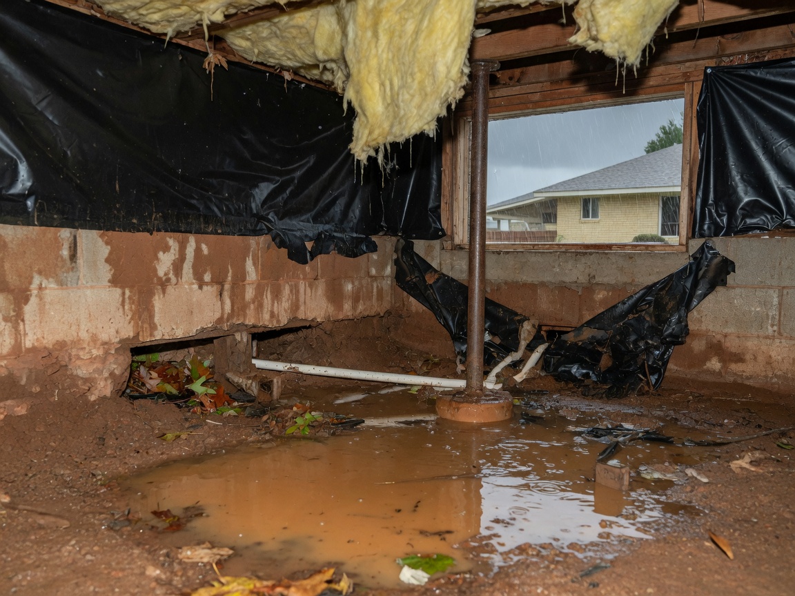 Water in Your Crawl Space After an OKC Storm: Causes and Fixes