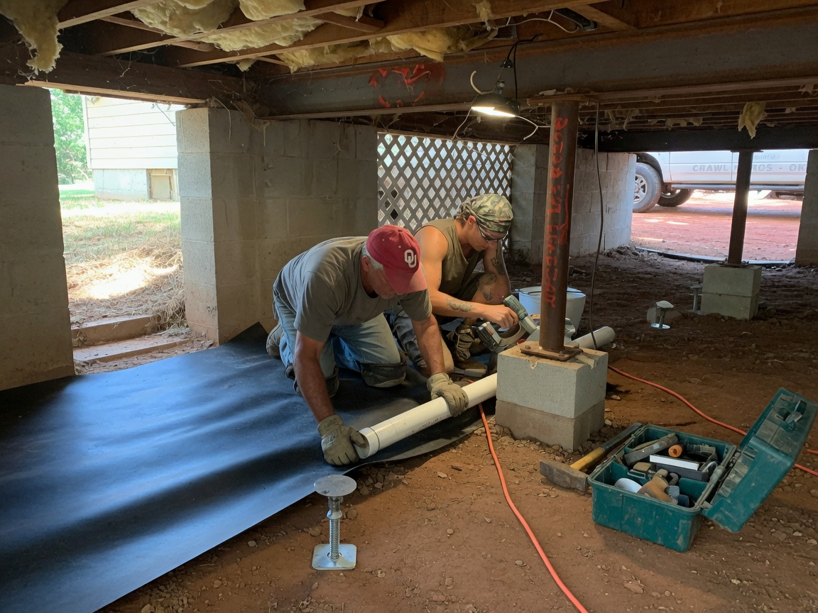 crawl space repair in Shawnee