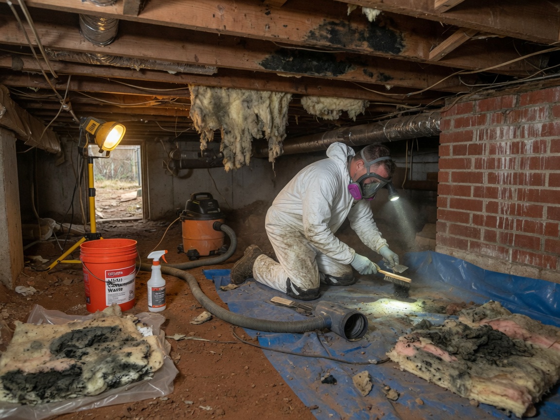 Crawl Space Mold Removal in Oklahoma City